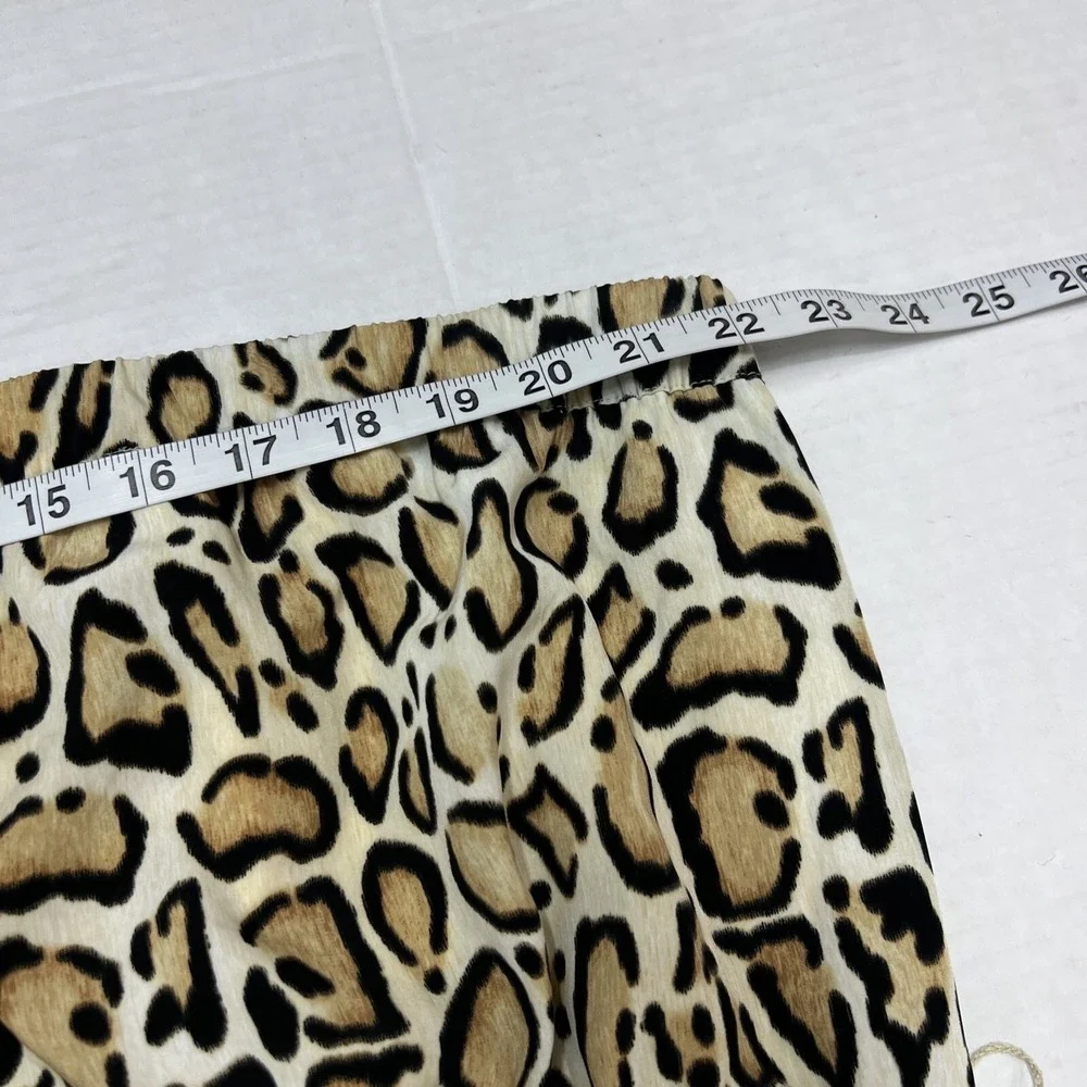 Lane Bryant Dress Leopard Print Womens 22/24 Strapless Tiered Midi‎ - Picture 4 of 8